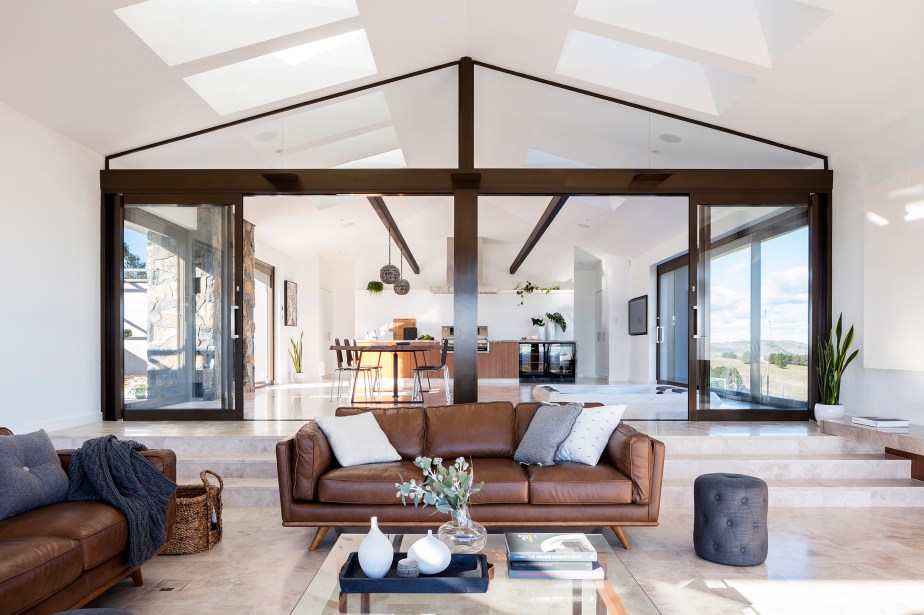 Spring creek entertaining area