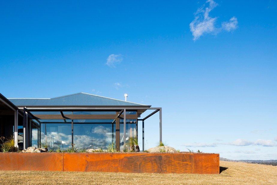 Spring creek landscape